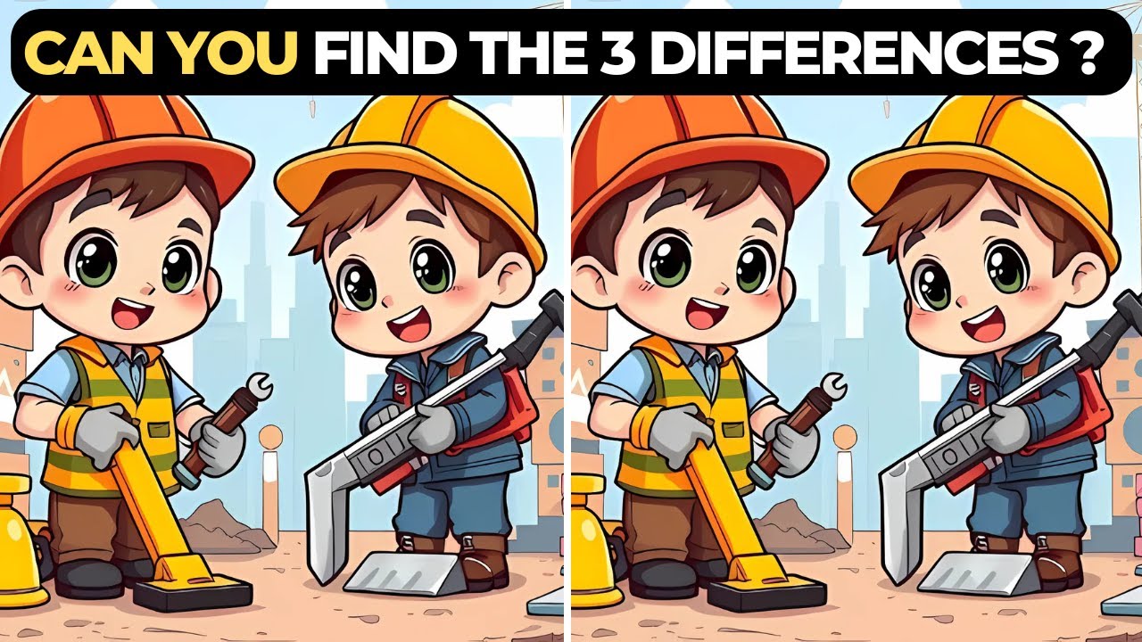 Can You Spot The 3 Hidden Differences? 🧩 🧠 - YouTube