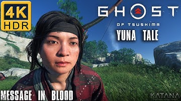 Ghost of Tsushima Yuna Tale Walkthrough | Lethal No Damage | Message in Blood