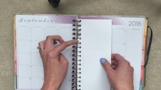 Using a single hole punch for your inserts • Bigrell Design