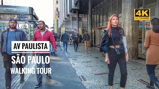 Av Paulista São Paulo Walking Tour | 4K Walk