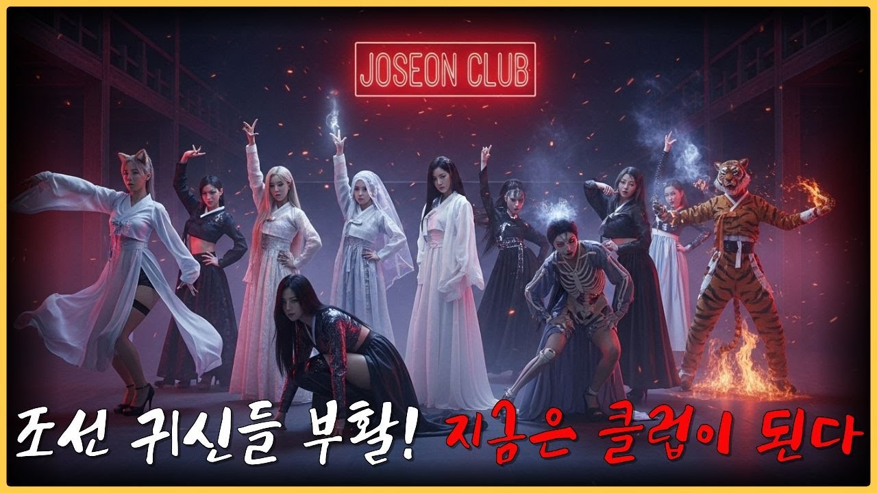 👻할로윈 스페셜💥 조선 귀신 EDM×국악 1시간 몰입 댄스파티 | 도깨비·구미호·저승사자