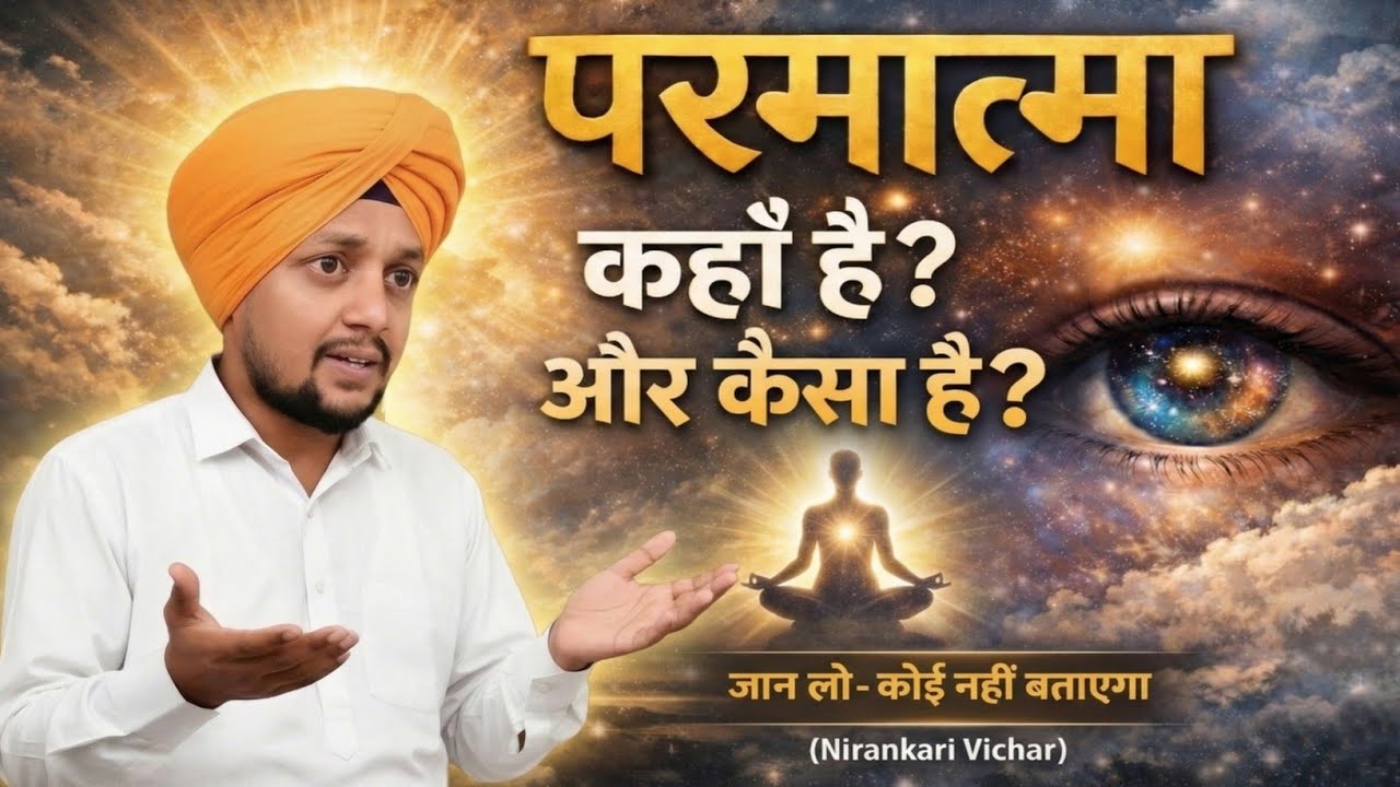 Nirankari Vichar | परमात्मा कहाँ है और कैसा है? | Where is God and what is He like?| Nirankari MiTRA