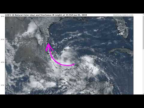 Watching Tropical Disturbance in the Southern Gulf of Mexico