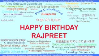 Rajpreet   Languages Idiomas - Happy Birthday