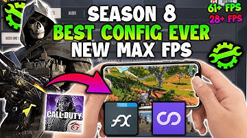 Call Of Duty Mobile SEASON 8 MAX 60FPS | FIX FPS DROPS FIX LAG ISSUE | APM QCC METHOD