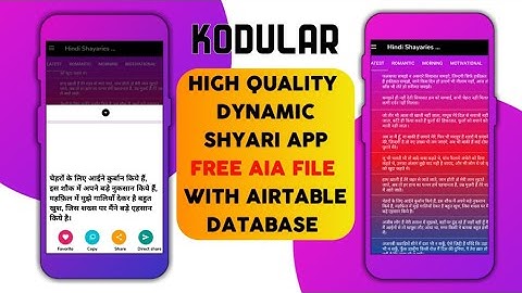 New Dynamic Shayari App Aia File,Earn 10$ per Day Admob Earning Idea,