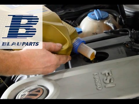 How To Change Audi VW Motor Oil and Filter - 2.0T FSI Engines