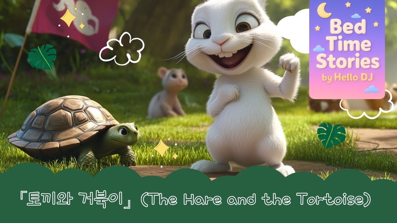 🐰🐢 The Hare and the Tortoise | 영어+한국어 베드타임 스토리 | Bilingual Bedtime ...
