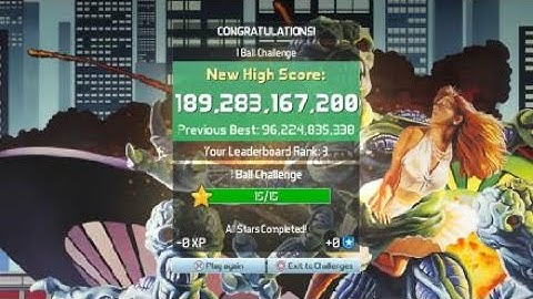 Pinball FX3 - Attack From Mars - 1 ball 189 Billion