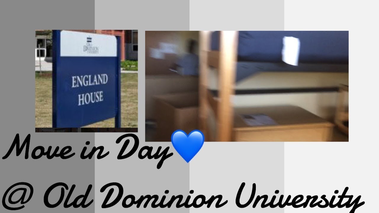 Move In Day ODU vlog YouTube