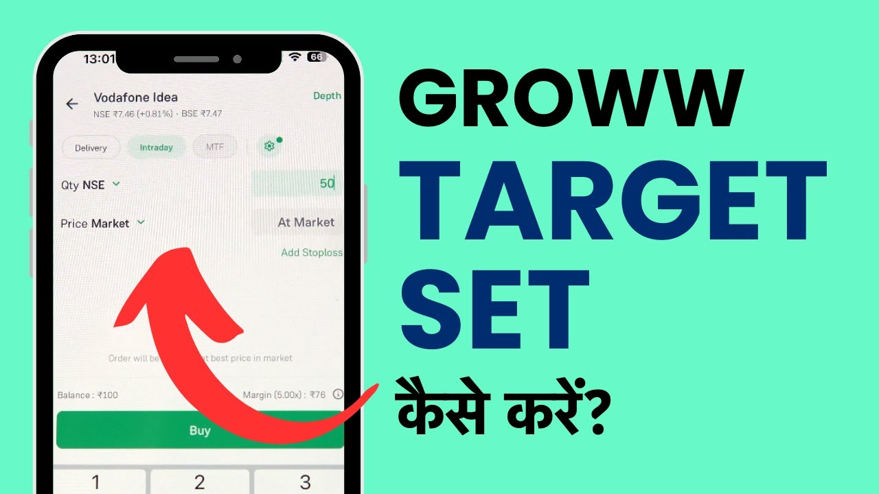Groww Me Target Kaise Lagaye? How To Set Target In Groww App