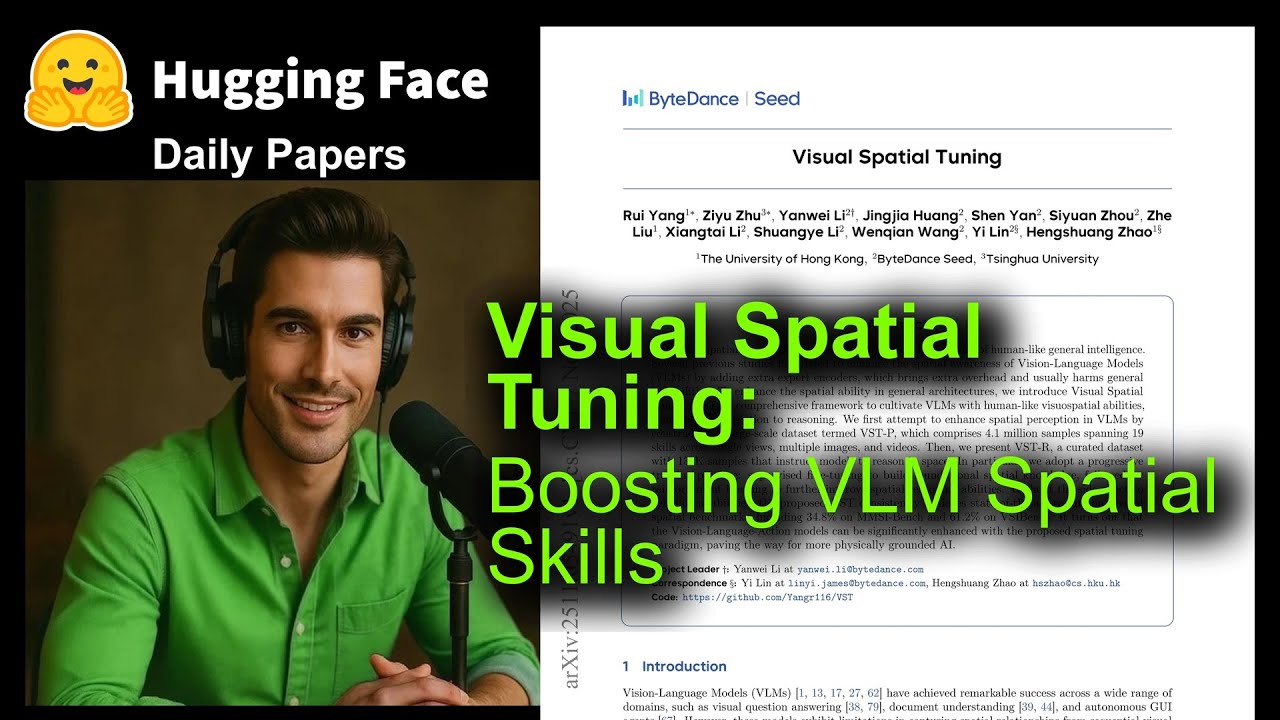 Visual Spatial Tuning: Boosting VLM Spatial Skills - YouTube
