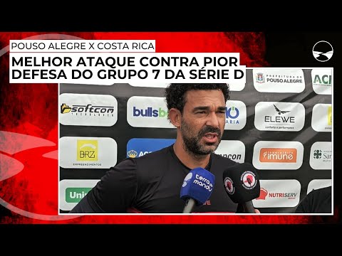 Confronto entre Pouso Alegre e Costa Rica é o encontro do melhor ataque contra pior defesa do grupo