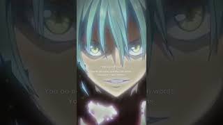 Rimuru Tempest 4Kamvshort Edit That Time I Got Reincarnated As A Slime