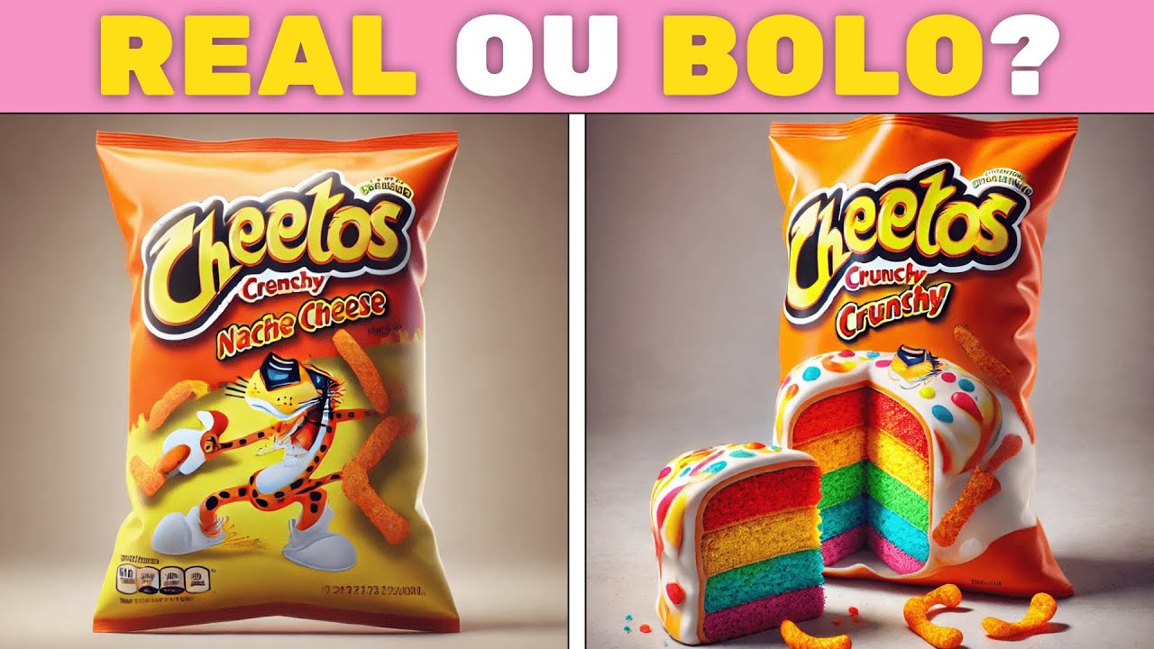 Você Consegue Descobrir? REAL ou BOLO? 🔍🎂