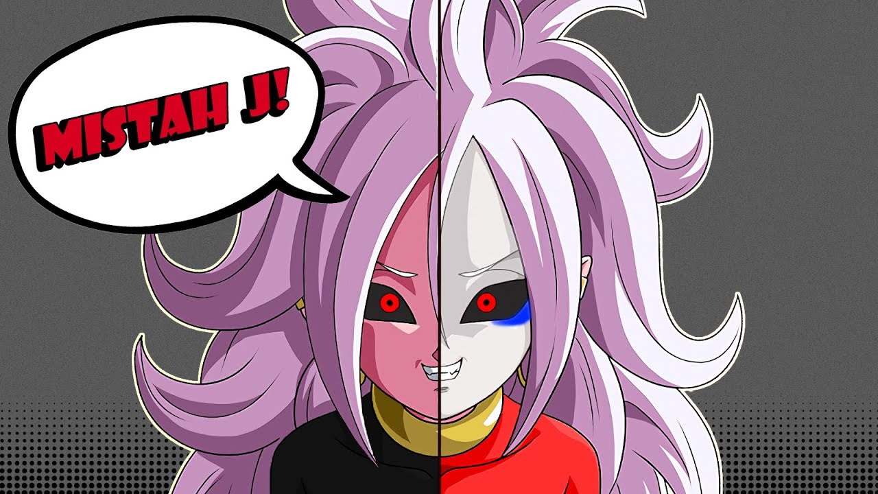 Android 21 Gets A Taste Of Harley Quinn