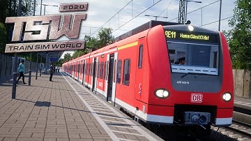 DB BR 425 S Bahn Introduction  Hauptstrecke Rhein-Ruhr Duisburg - Bochum  Train Sim World 2020