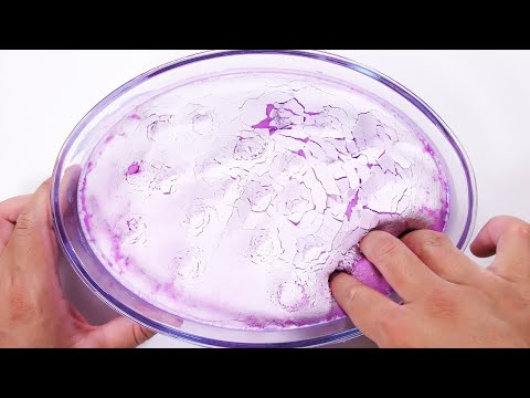 【DIY】表面バキバキのボンドスライムの作り方【slime ASMR】