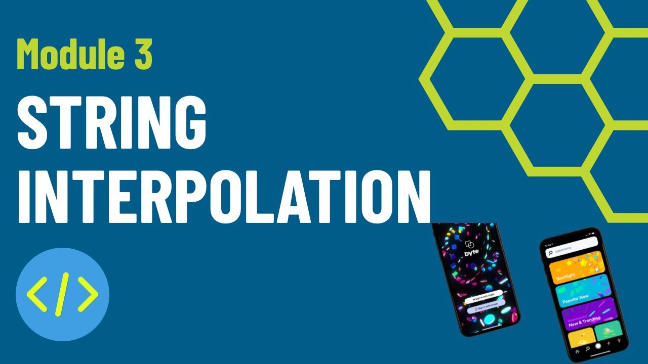 🔴 String Interpolation | Module 3 - YouTube