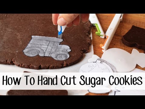 How to Hand Cut Custom Sugar Cookie Shapes