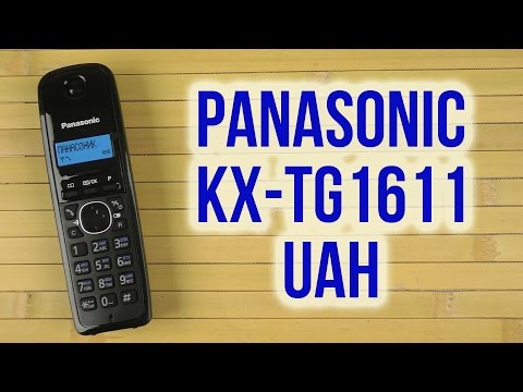 Распаковка Panasonic KX-TG1611UAH Grey