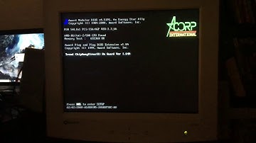 AMD K6-2 MS-DOS machine Bootup
