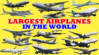 Top 20 Largest Airplanes in the World All Time |  Antonov, Airbus, Boeing, Tupolev - Big AirPlane