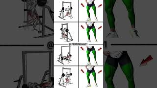 Smith Machine Legs Workout🔥 Build Insane Leg Strength Fast | Powerful Leg Day Routine #shorts #gym