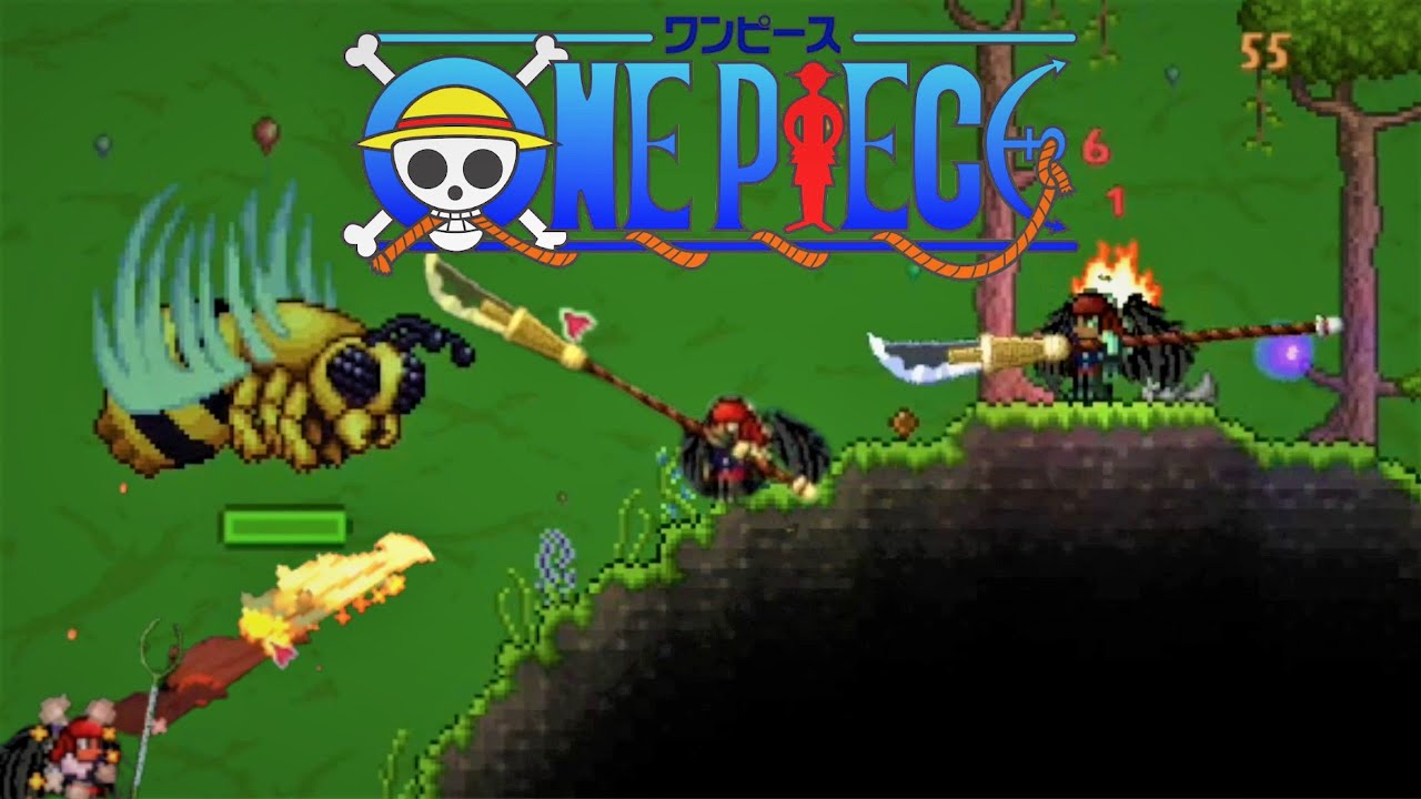 We played a Terraria One Piece Mod and it was Amazing (One Piece Terraria  Mod) 