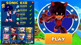 Sonic Dash - Sonic Exe New Character Unlocked and Fully Upgraded - Run Gameplay