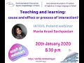 Teaching  learning cause and effect or process of interaction iatefl poland webinar