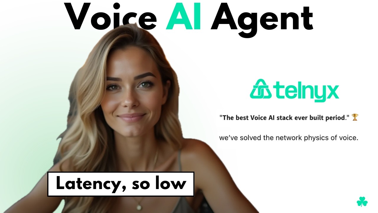 Telnyx voice agent dashboard showing AI assistant configuration