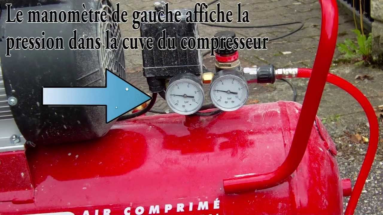 Clé à choc / clé à cliquet pneumatique sur compresseur air