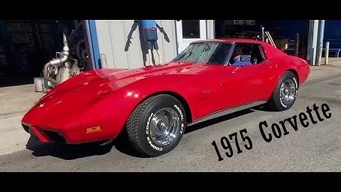 1975 Chevy Corvette: Flowmaster muffler