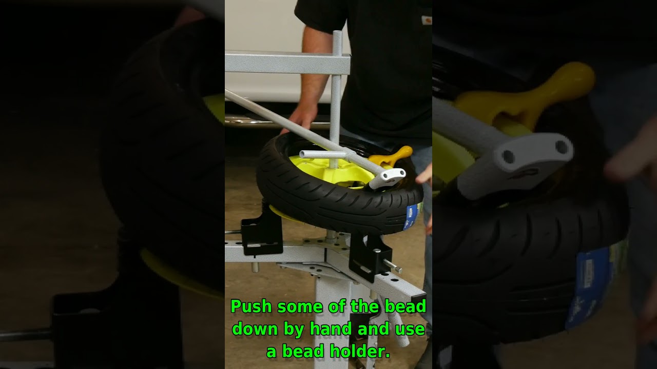 No-Mar Tire Change In 60 Seconds : Motorcycle, Scooter, Moped 