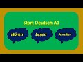 Start Deutsch A1 Hören, Lesen und Schreiben modelltest mit Lösung am Ende || Vid - 34