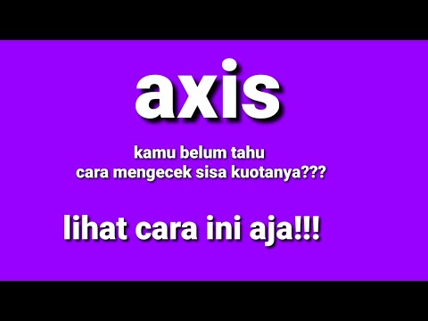 Cara Cek Pemakaian Pulsa Axis- (Axis-Axiata) #seputargadget #youtuberhp. 