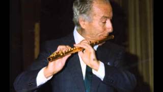 Bach Sonata in e flat major bwv 1031 / Severino Gazzelloni / Bruno Canino (from LP, 1960s)