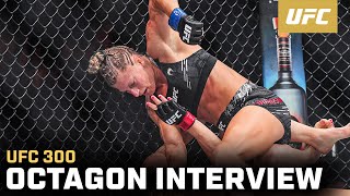 Kayla Harrison Octagon Interview | UFC 300
