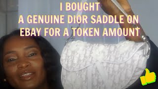 I BOUGHT A VINTAGE (CHRISTIAN DIOR SADDLE BAG)FOR A FRACTION OF THE PRICE (IT WAS FAKE!!!)