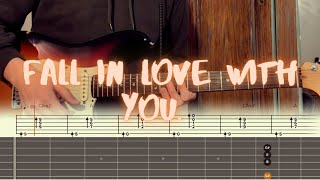 Montell Fish - fall in love with you / Guitar Tutorial / Tabs + Chords