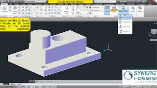 AutoCAD---Lec-048  How to use 3D selection Tools