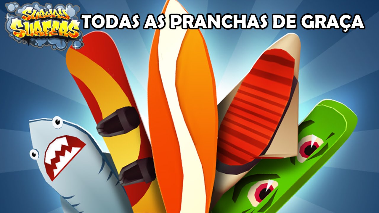 Subway Surfers > Conta com vários personagens e pranchas, além de 900mil de  ouro e 333 chaves