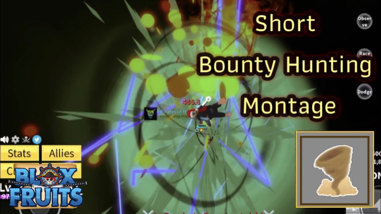 Awakened Sand Fruit Bounty Hunting Montage Roblox Blox Fruits Enemy