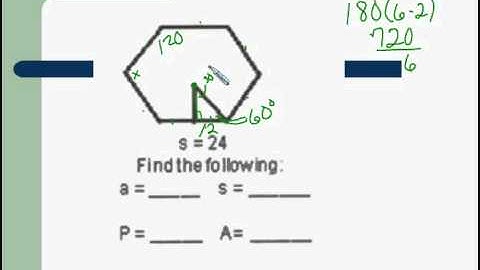 Geo   7 5   Area of Regular Polygon