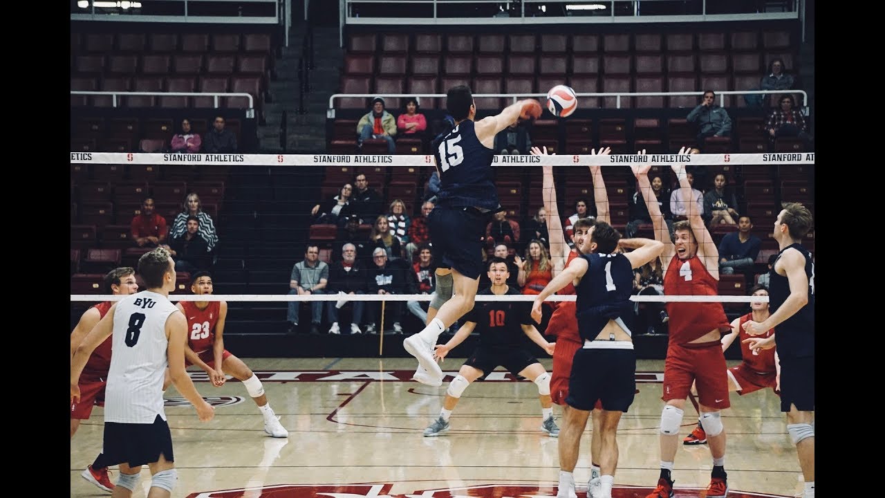 6 BYU Vs Stanford Mens Volleyball SET 1 YouTube
