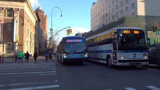 NYC Bus: Chelsea Piers bound LFS Artic Gen-4 5577 M14D SBS at 2 Av/14 St