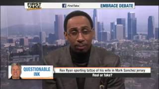 Is Rex Ryan's Tattoo Real Or Fake ESPN First Take