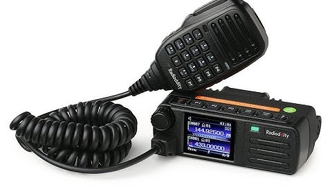 Radioddity DB25-D Mini Mobile Radio | 20W | 📡 Analog & Digital DMR | VHF & UHF Dual Band GPS/APRS 🌍