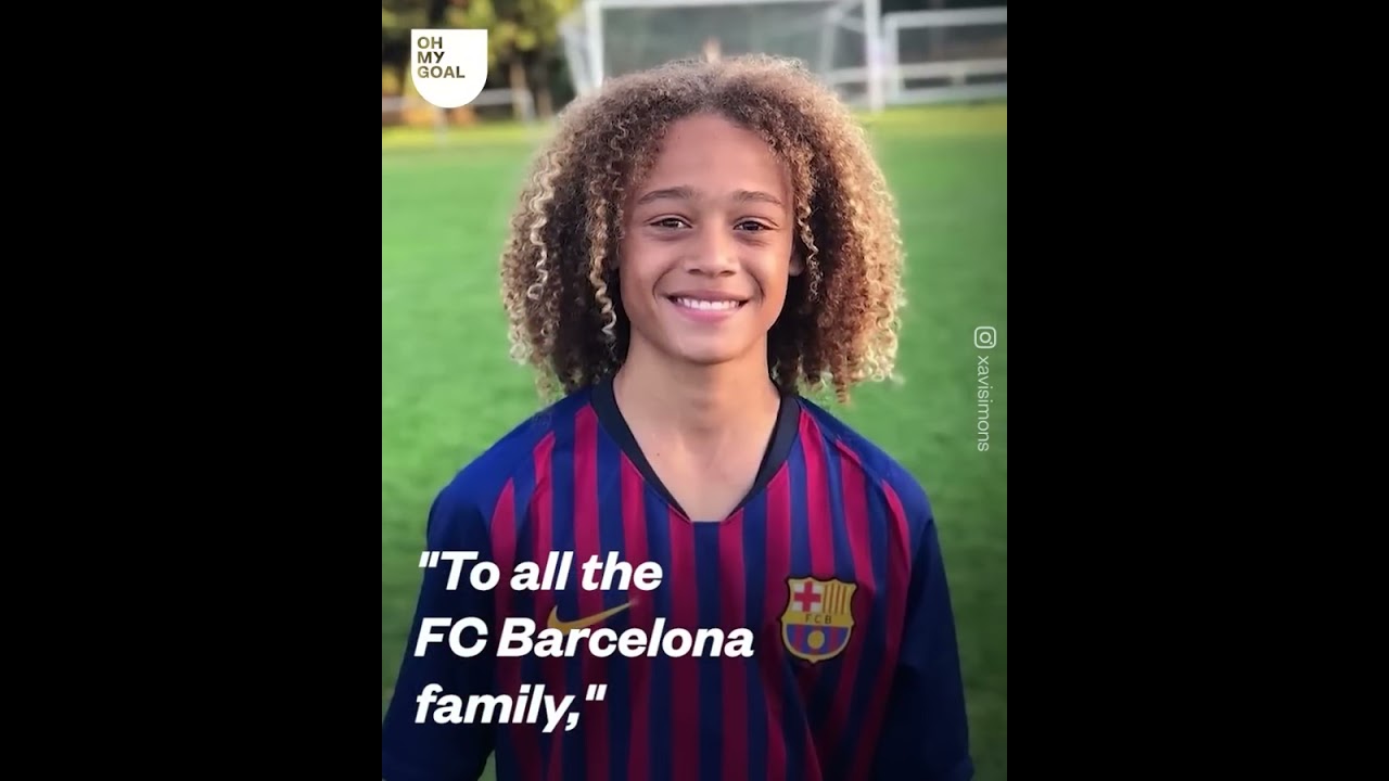 Barcelona Wonderkid Xavi Simons Stolen By Psg Oh My Goal Youtube